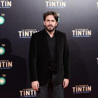 Antonio Garrido en en estreno de 'Las aventuras de Tintín: el secreto del unicornio' en Madrid