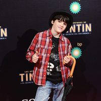 Daniel Avilés en el estreno de 'Las aventuras de Tintín: el secreto del unicornio' en Madrid