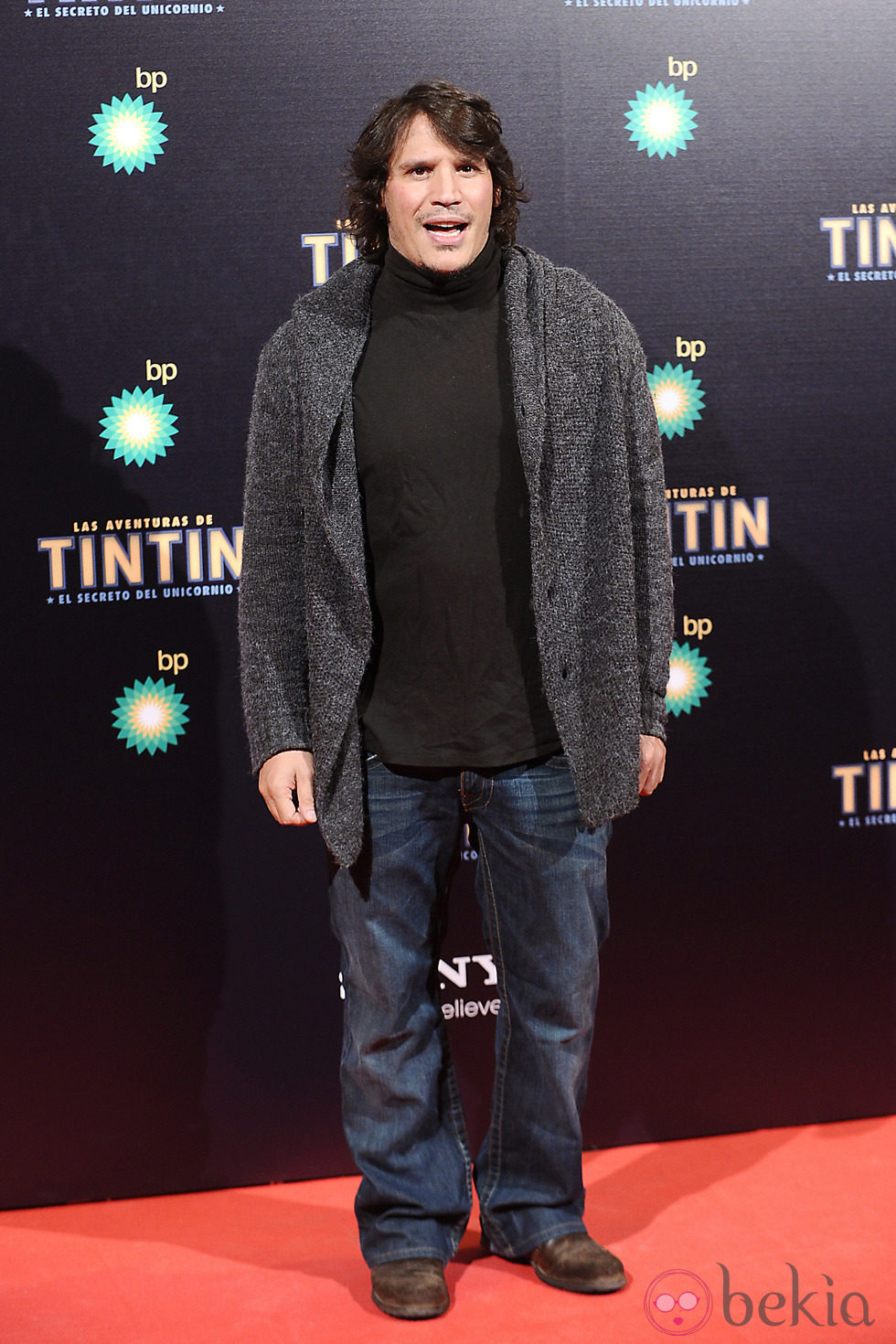 Sergio Peris Mencheta en el estreno de 'Las aventuras de Tintín: el secreto del unicornio' en Madrid