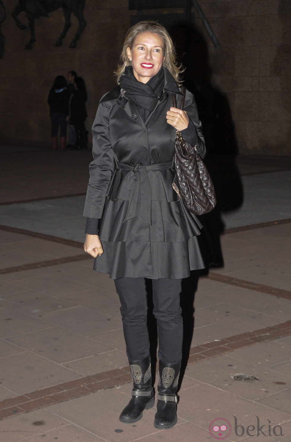 Anne Igartiburu en el concierto de Coldplay en Madrid