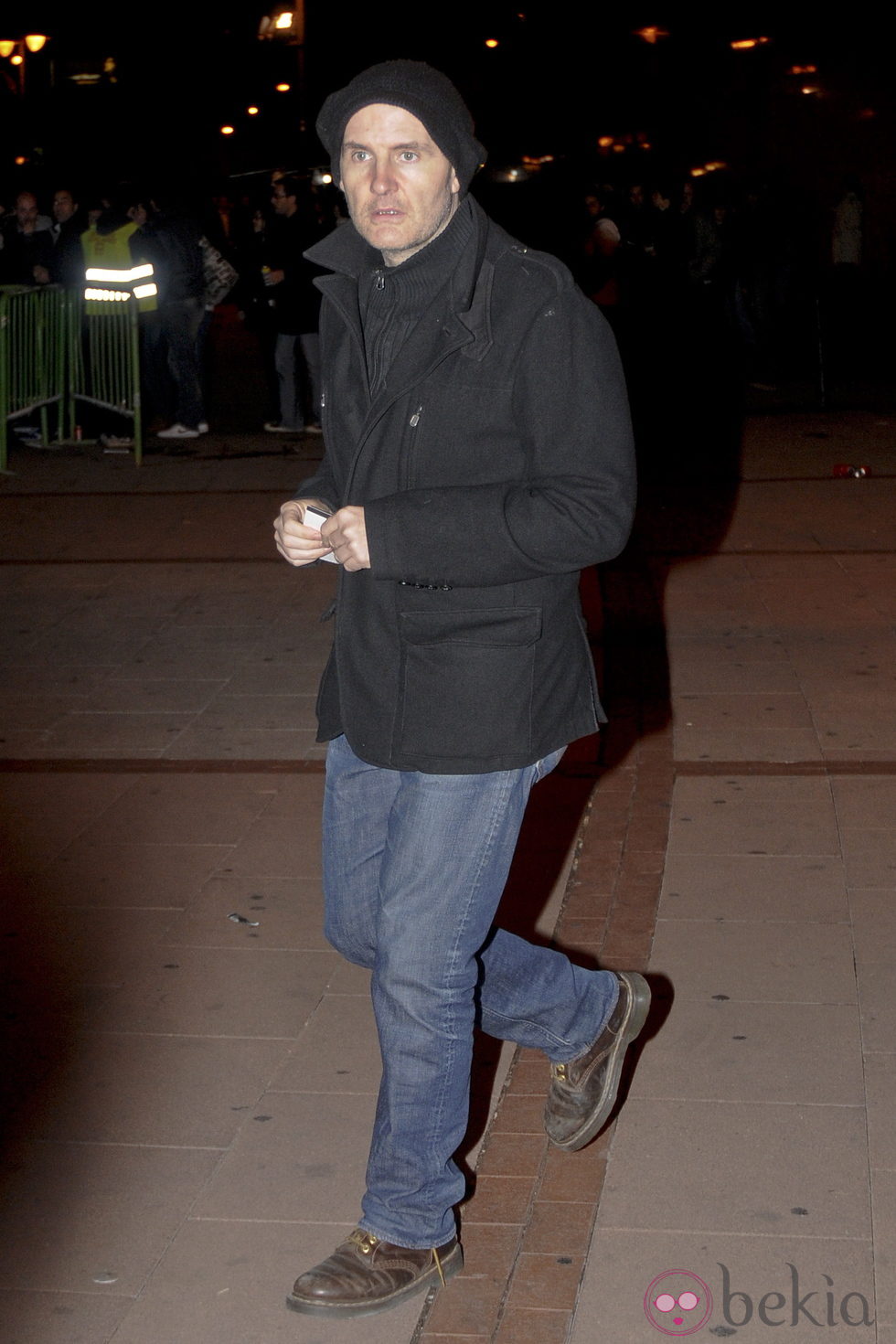 Juan Aguirre de 'Amaral' en el concierto de Coldplay en Madrid