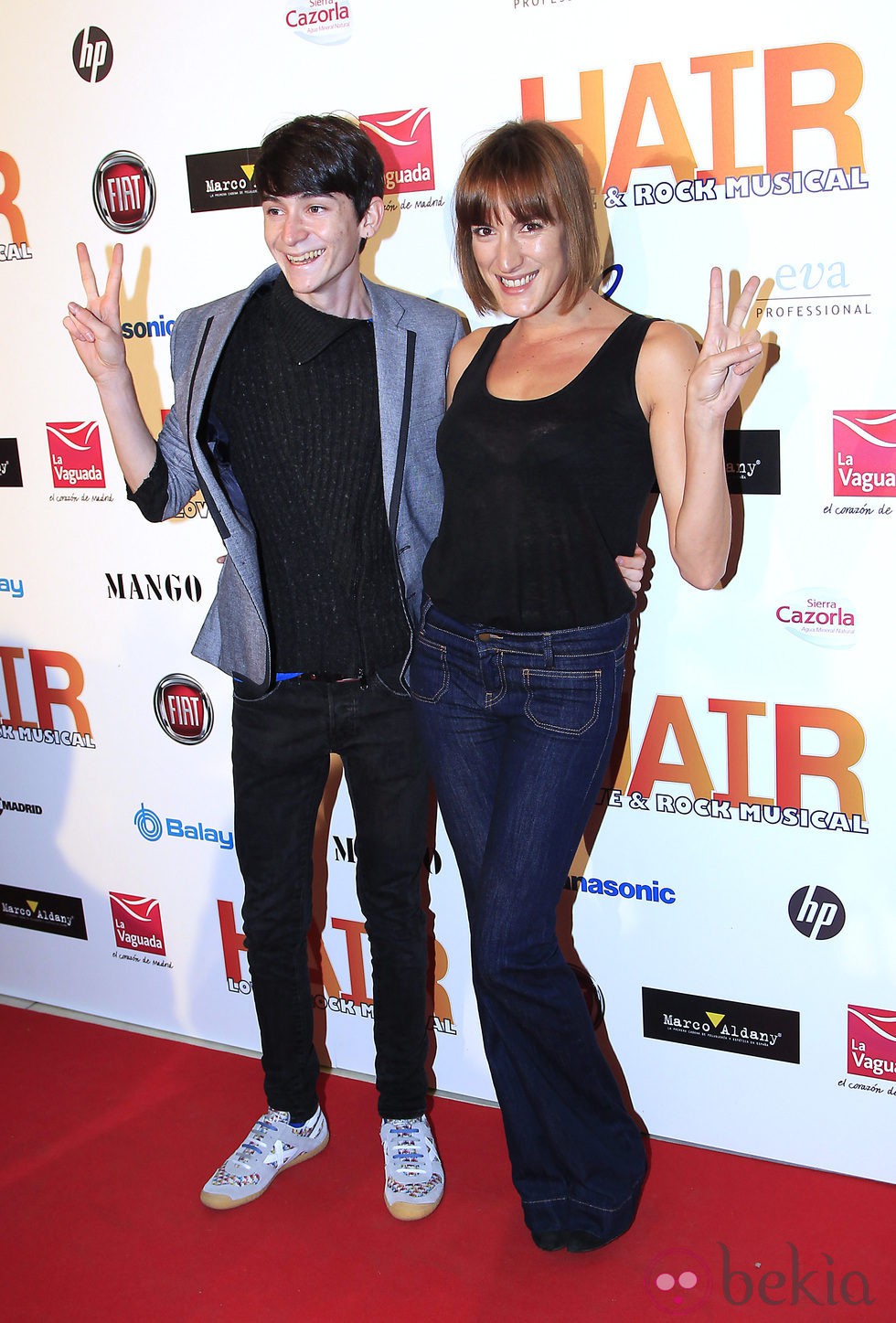 Cristina Alcázar en el estreno del musical 'Hair' en Madrid