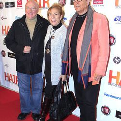 Raúl Sénder y Paco Valladares en el estreno del musical 'Hair' en Madrid