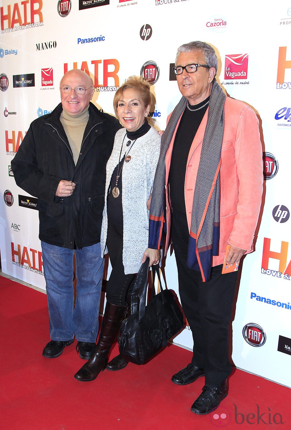 Raúl Sénder y Paco Valladares en el estreno del musical 'Hair' en Madrid