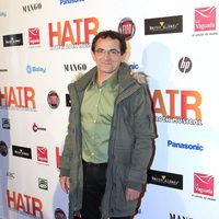 Iñaki Miramón en el estreno del musical 'Hair' en Madrid