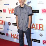 Jorge Jurado en el estreno del musical 'Hair' en Madrid