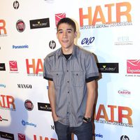 Jorge Jurado en el estreno del musical 'Hair' en Madrid