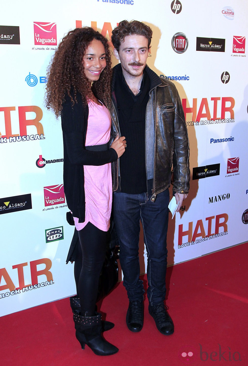 Víctor Clavijo en el estreno del musical 'Hair' en Madrid