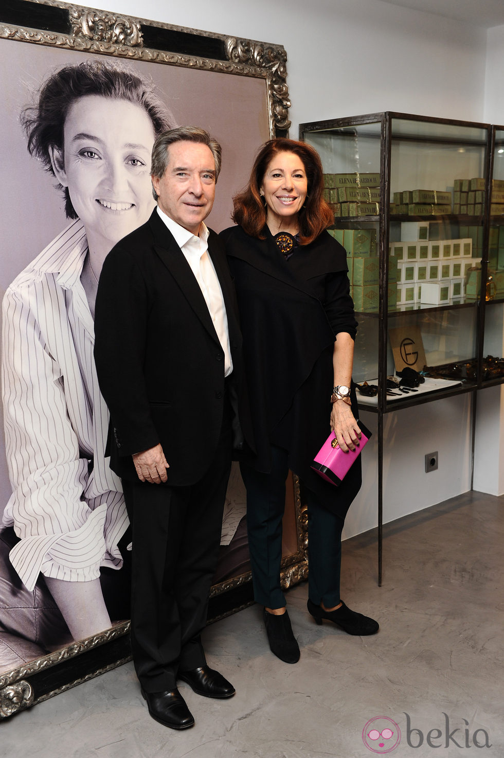 Iñaki Gabilondo en la inauguración de la tienda Elena Benarroch en Madrid