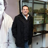 Pepón Nieto en la inauguración de la tienda Elena Benarroch en Madrid