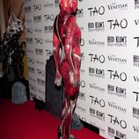 Parte trasera del disfraz de Halloween 2011 de Heidi Klum