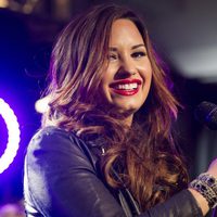 Demi Lovato actuando en Nueva York