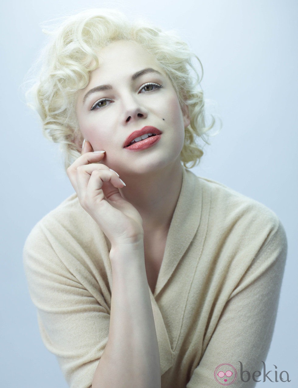 Michelle Williams caracterizada como Marilyn Monroe en 'My week with Marilyn'