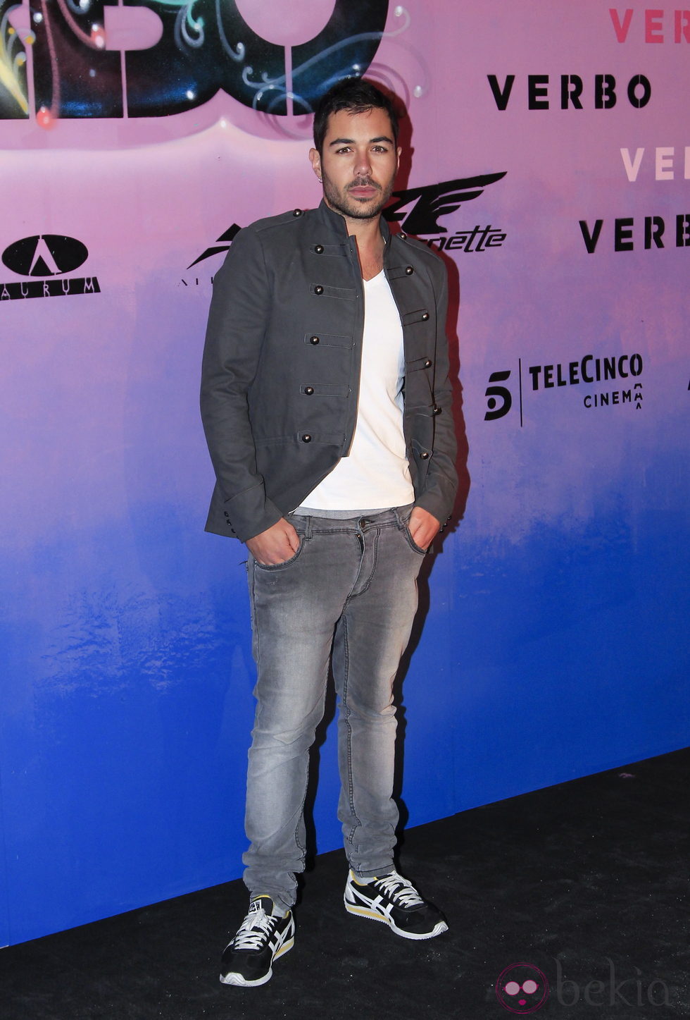 David Seijo en el estreno de 'Verbo' en Madrid