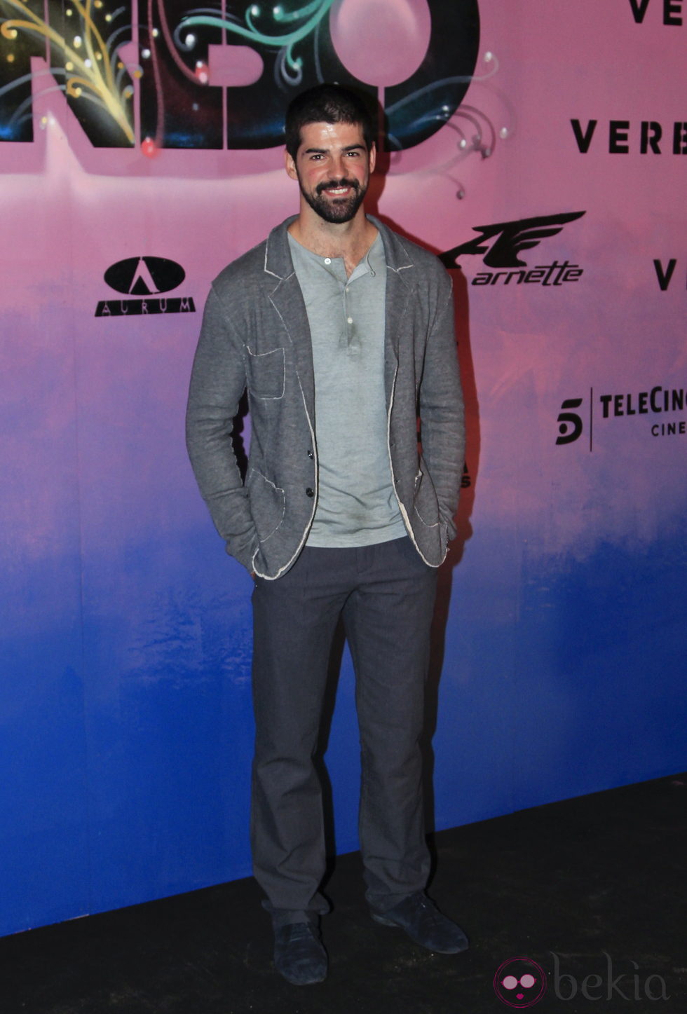 Miguel Ángel Muñoz en el estreno de 'Verbo' en Madrid