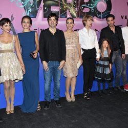 El director y los actores de 'Verbo' en su estreno en Madrid