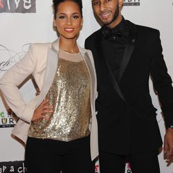 Alicia Keys y Swizz Beatz en la Gala Solidaria Black Ball