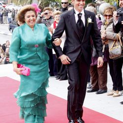 Alberto Contador y su madre Francisca Velasco