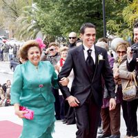 Alberto Contador y su madre Francisca Velasco