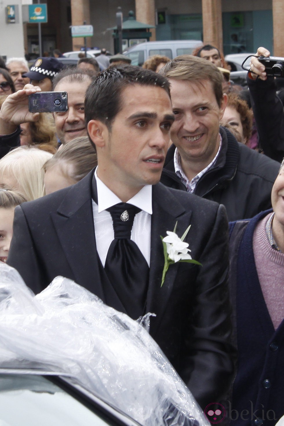 Aberto Contador el día de su boda