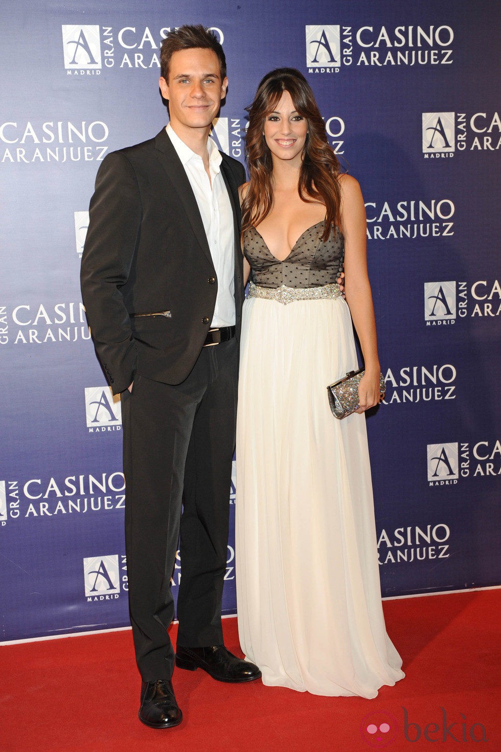 Almudena Cid y Christian Gálvez en los premios Antena de Oro 2011