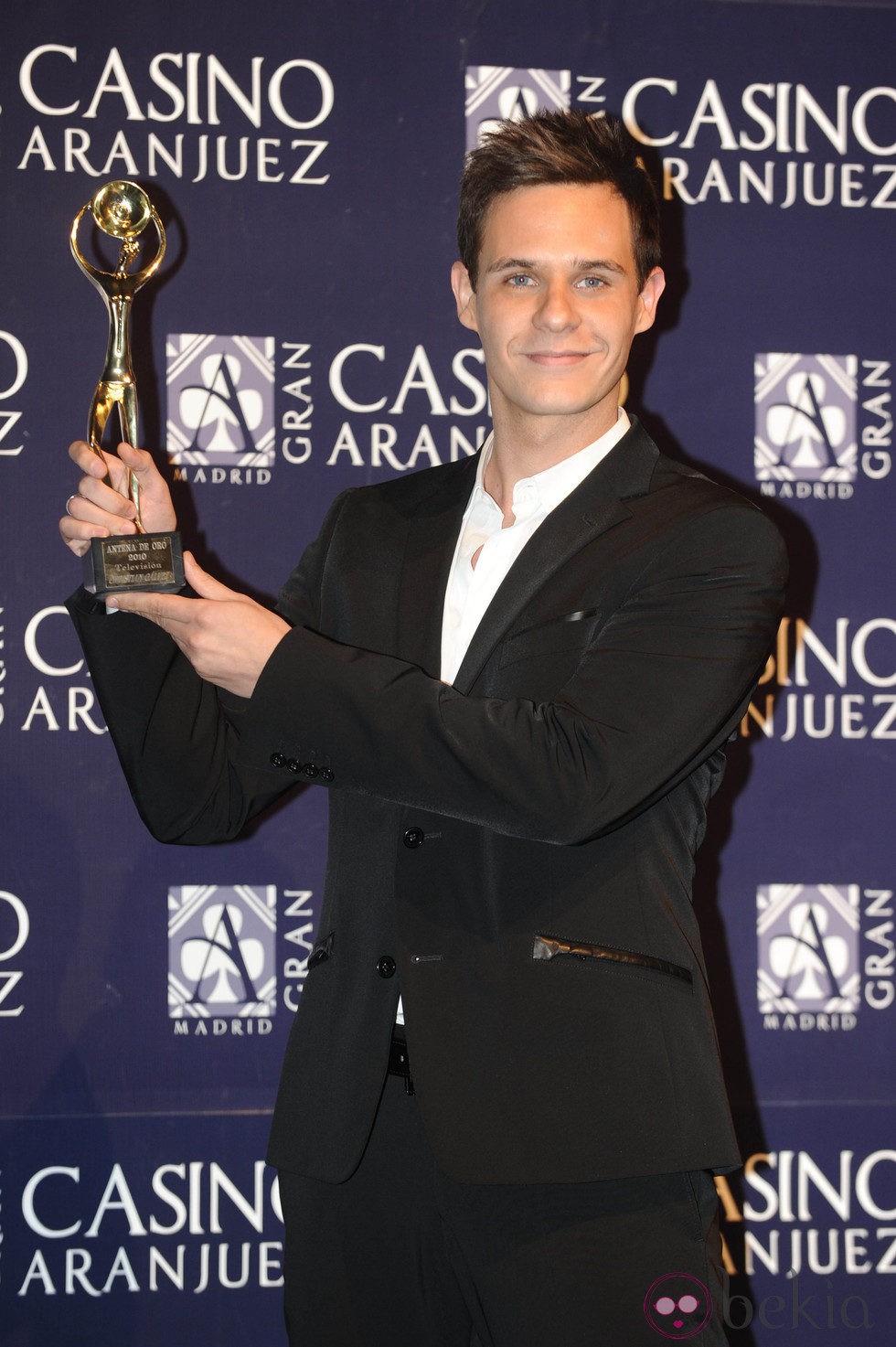 Christian Gálvez en los premios Antena de Oro 2011