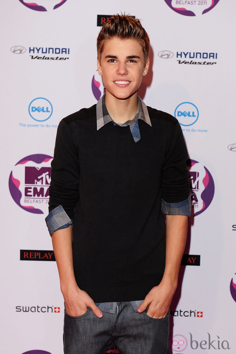 Justin Bieber en los premios europeos MTV