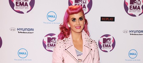 Katy Perry, de rosa en los MTV EMA 2011