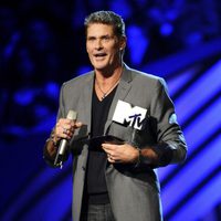 David Hasselhoff en la ceremonia de los MTV Europe Music Awards 2011