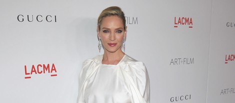 Uma Thurman en la gala homenaje a Clint Eastwood en Los Angeles