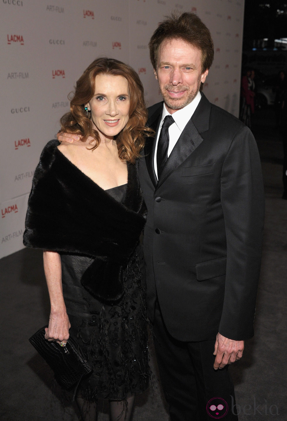 Linda y Jerry Bruckheimer en la gala homenaje a Clint Eastwood en Los Angeles