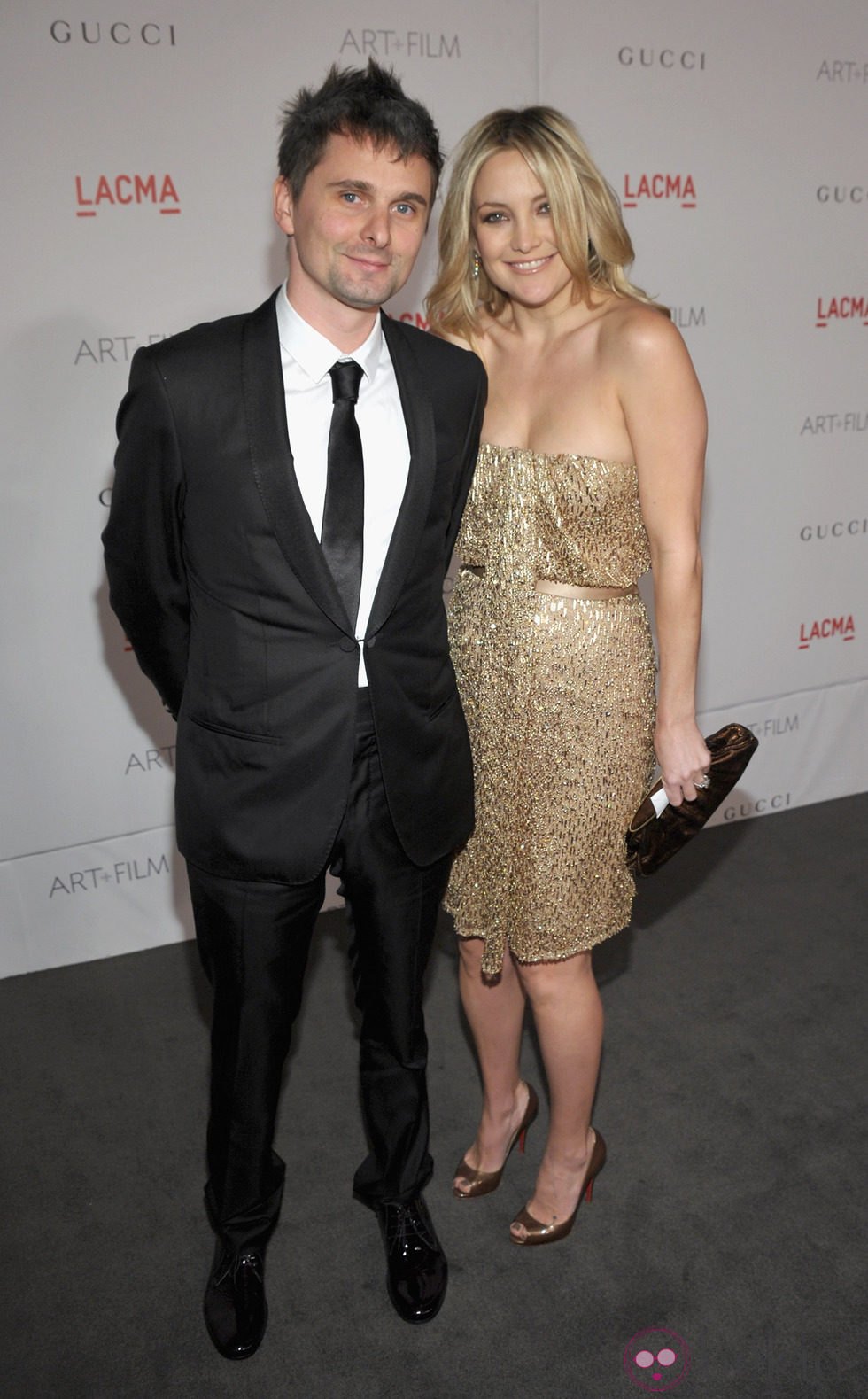 Matthew Bellamy y Kate Hudson en la gala homenaje a Clint Eastwood en Los Angeles