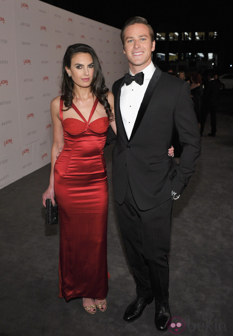 Armie Hammer y Elizabeth Chambers en la gala homenaje a Clint Eastwood en Los Angeles