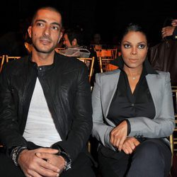 Janet Jackson y Wissam al Mana en el front row de la Semana de la Moda de París primavera/verano 2011