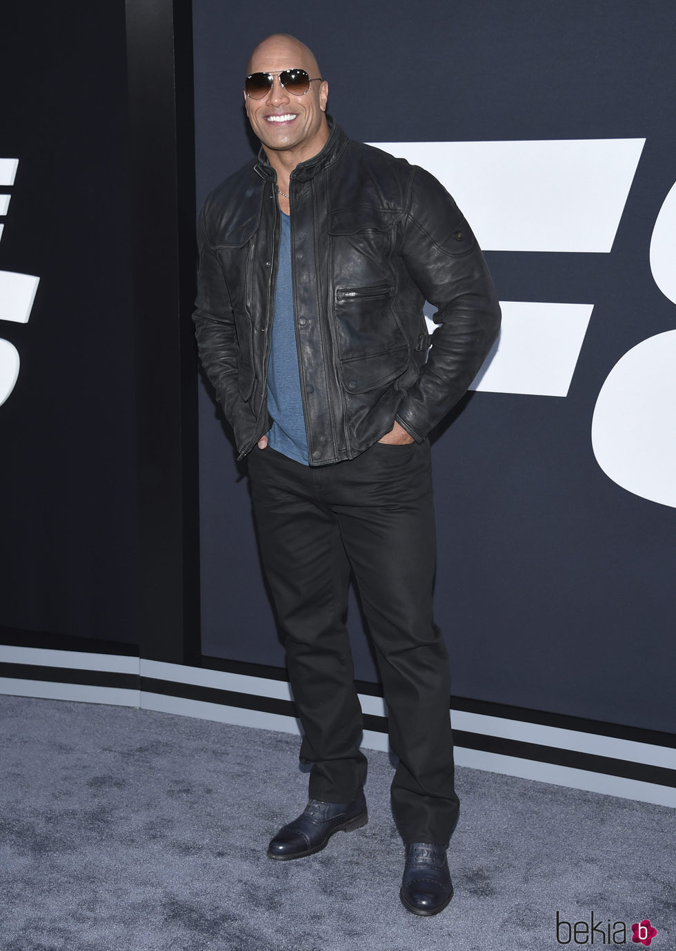 Dwayne Johnson en la Premiere de 'Fast & Furious 8' en Nueva York