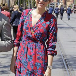 Lourdes Montes disfrutando del domingo de ramos en familia