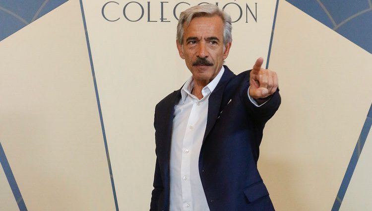 Imanol Arias en la presentación de 'Velvet Colección' en Barcelona