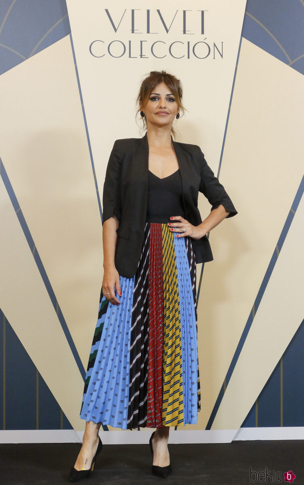 Mónica Cruz en la presentación de 'Velvet Colección' en Barcelona