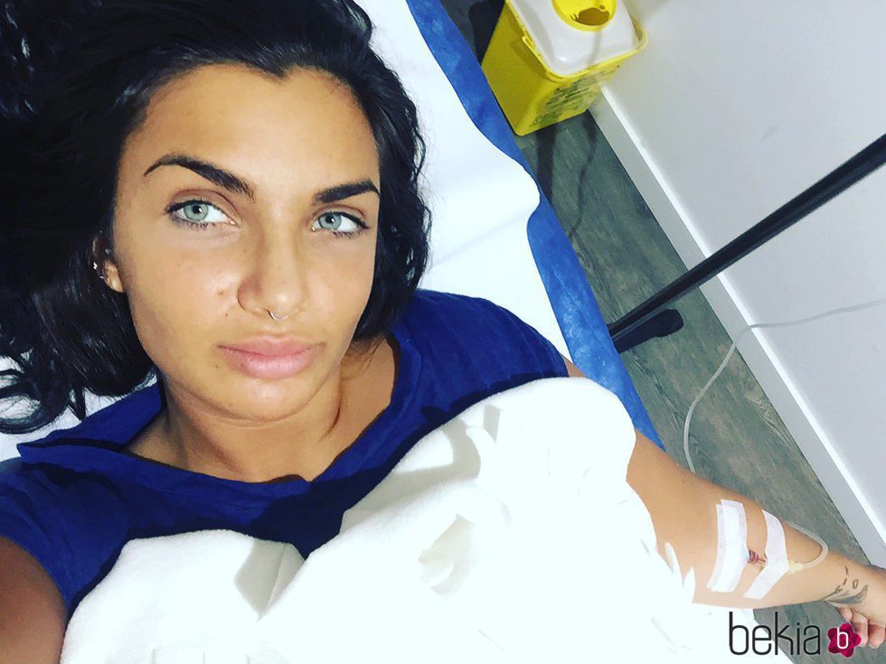 Elettra Lamborghini en el hospital por estrés