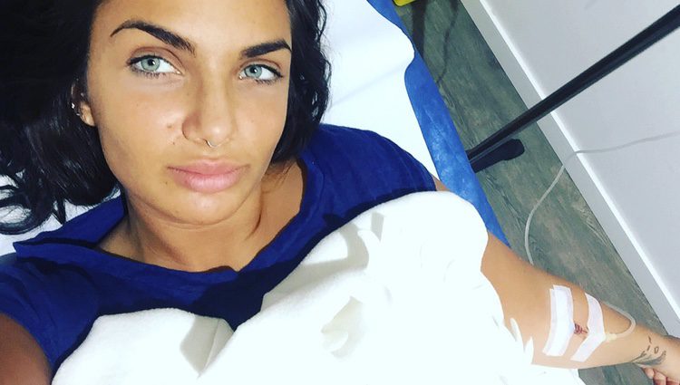 Elettra Lamborghini en el hospital por estrés