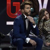 Aylén Milla a punto de llorar junto a Marco Ferri en la final de 'GHVIP5'