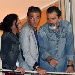 Antonio Banderas en las procesiones de Jueves Santo 2017 en Málaga