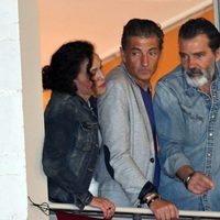 Antonio Banderas en las procesiones de Jueves Santo 2017 en Málaga