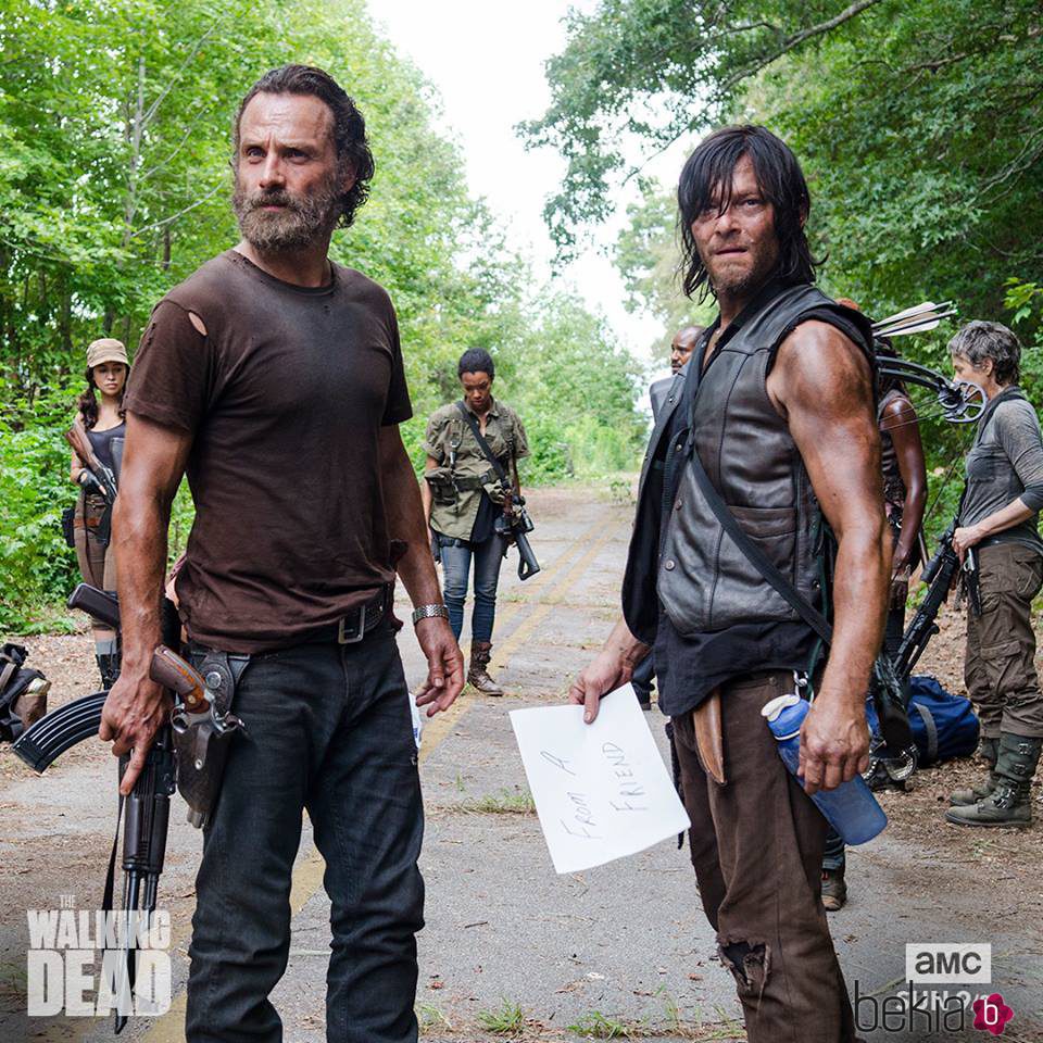 Andrew Lincoln y Norman Reedus en una escena de 'The Walking Dead'