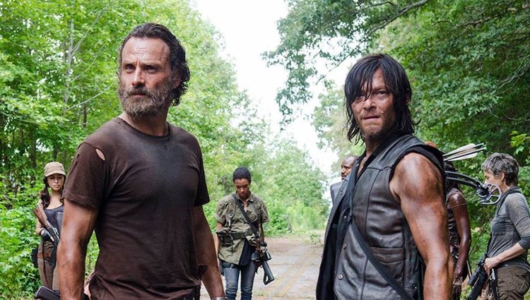 Andrew Lincoln y Norman Reedus en una escena de 'The Walking Dead'