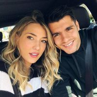 Alice Campello y Álvaro Morata posan muy felices