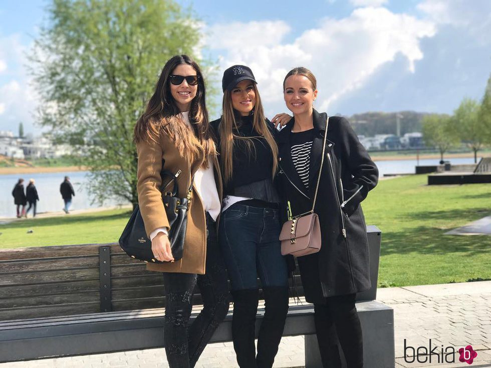 Melissa Jiménez, Elena Galera y Romarey Ventura en Dortmund