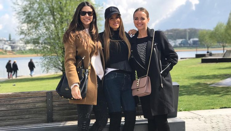 Melissa Jiménez, Elena Galera y Romarey Ventura en Dortmund