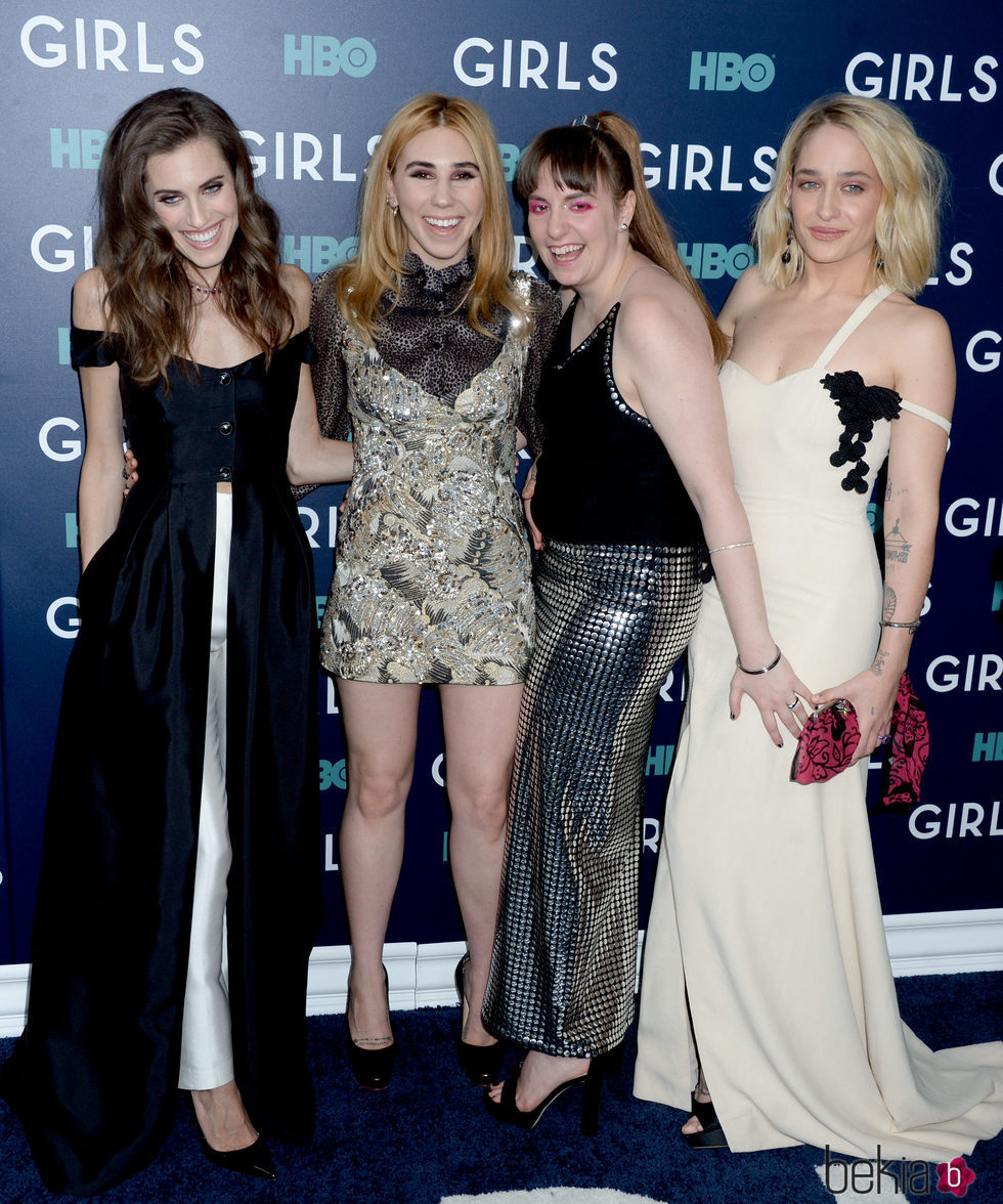 Lena Dunham, Allison Williams, Zosia Mamet and Jemima Kirke: protagonistas de 'Girls'