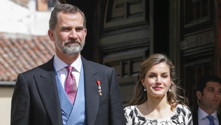 Los Reyes Felipe y Letizia en la entrega del Premio Cervantes 2016